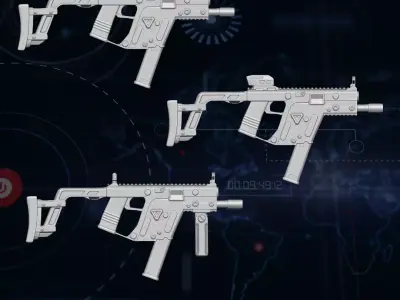Kriss Vector collection 3D printable files for Action Figures 3D print model purchase