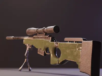 AWM - Arctic Warfare Magnum 3D model