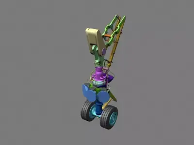 Landing Gear Detailed 3D model