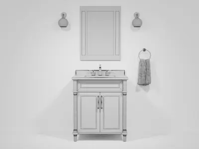 OVE Aberdeen 30 Midnight Blue 3D model