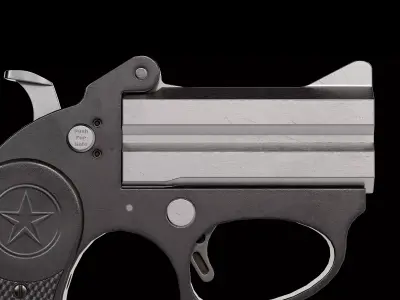 Stinger RS 380 ACP compact pistol Low-poly 3D model