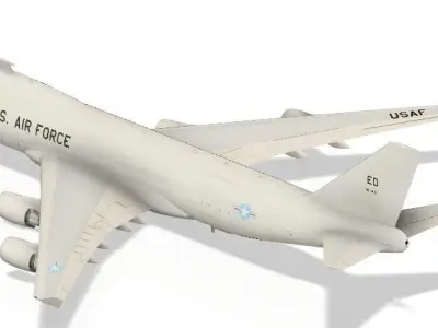 YAL-1 laser airplane 3D model