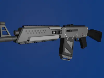 Assault Rifle 3D model