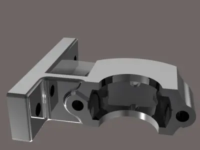 parts stainless steel bracket Free 3D model