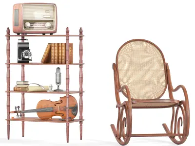 Antique Decorative Set 3D model