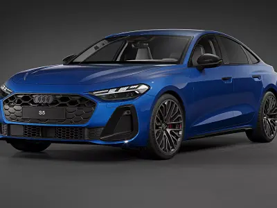 2025 Audi S5 Sedan 3D model