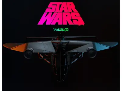 Drop Ship - Custom Star Wars Ship 3D model