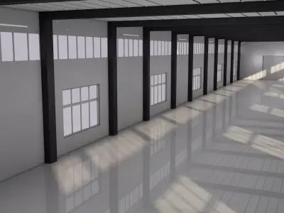 Warehouse 3D model buy