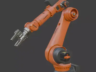Industrial Robotic Arm 3D model shop