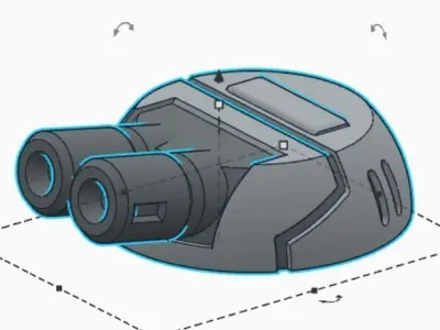 CHIBI-TECH SD - MORTAR-RX2 POD 3D print model