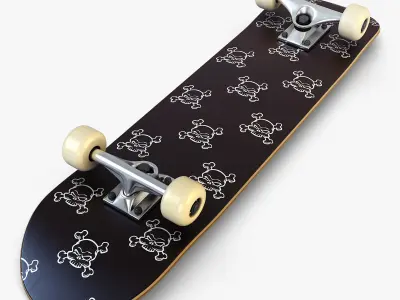 Skateboard v 4 3D model