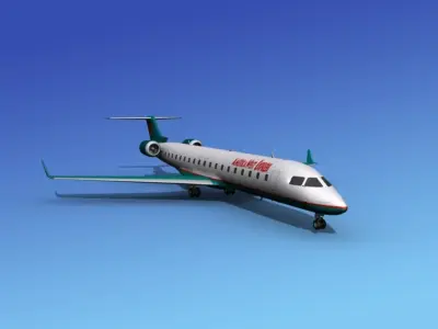 Bombardier CRJ700 America West Express 3D model