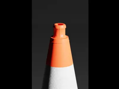 Traffic Cone 3D model purchase