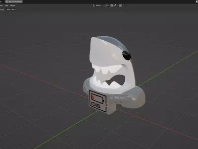 Custom3Dprint Minifigure Accessory - Ninjago Fish Helmets - 002 3D print model