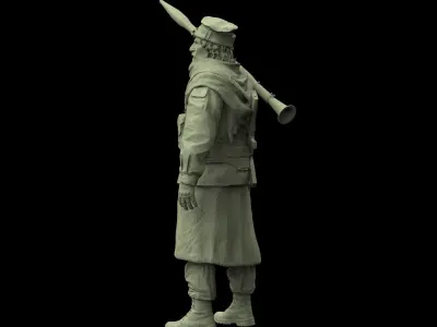 Taliban Soldier 02 3D print model