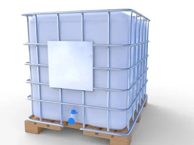 IBC Container 2 Low-poly 3D model