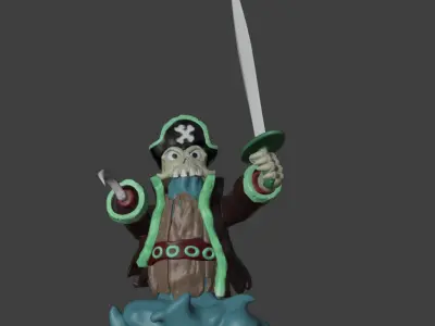 PIRATE SKULL  3D print model