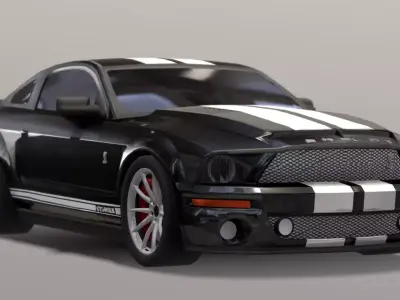 2007 Ford Mustang Shelby GT500 KR Free 3D model