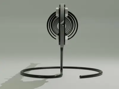 Industrial fish decor 3D model