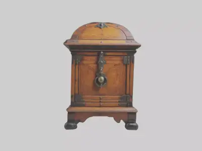 Classic Antique Chest Model Low-poly 3D model