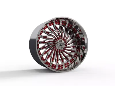 ASANTI AF824 WHEEL 3D MODEL 3D model