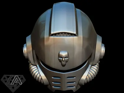 Wahammer SM helmet 3D print model