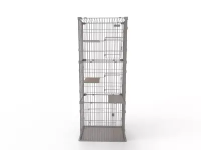 Iris Ohyama Woody Cat Cage 3D model