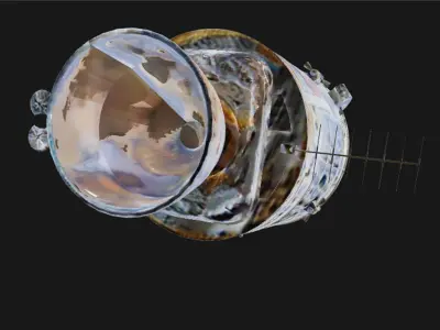 Apollo Space Capsule 3D model Low-poly 3D model