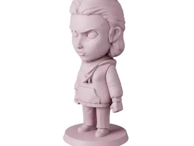 Eleven Stranger Things - Free Sample STL Free 3D print model