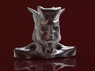 Barongan Sculpture Free 3D model