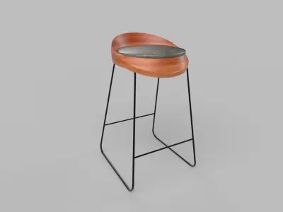 chair Low-poly 3D model