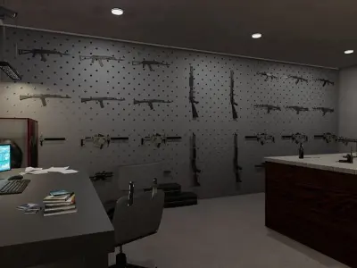 Weapons Room 3D model