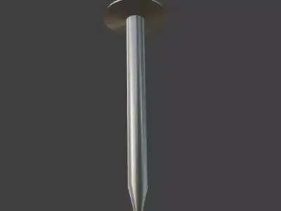 Simple Nail Zinc Free 3D model
