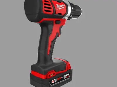 Milwaukee Drill 3D model
