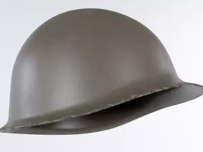 American war helmet Low-poly 3D model