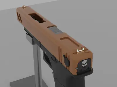 Glock 18c Free 3D model