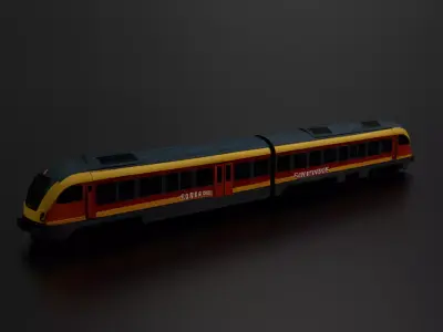 Stadler GTW Regional Train 3D print model