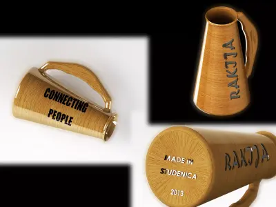 Rakija connecting people  Free 3D model