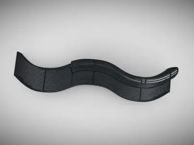 Metal Bench Free 3D model