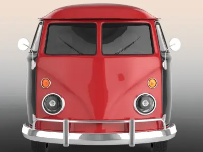 Old van 3D model