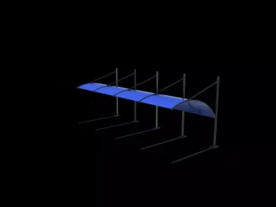 Carport 3D model by ahammodullah