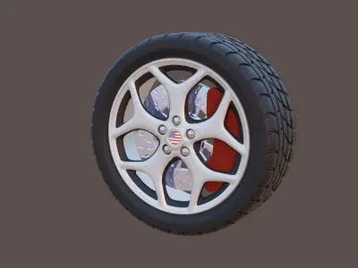 Rims frost floke design 3D model