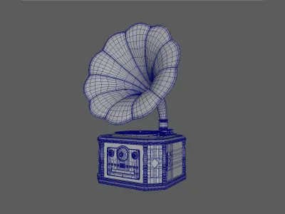 Phonograph 3D model