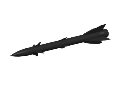 Rocket missile 3D model