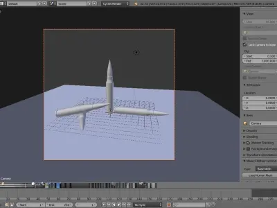 Brass Bullets low-poly Low-poly 3D model