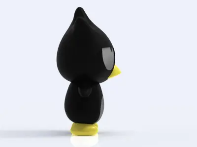 Badtz Maru  Low-poly 3D model
