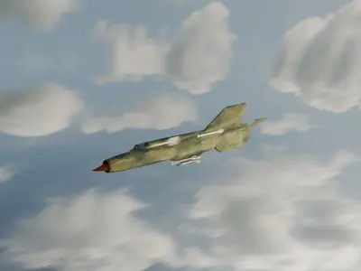 MiG-21 3D model