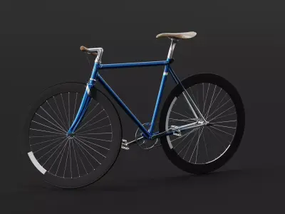 Scatto Italiano Bicycle Fixed Free 3D model