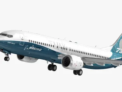 Boeing 737 MAX8 3D model