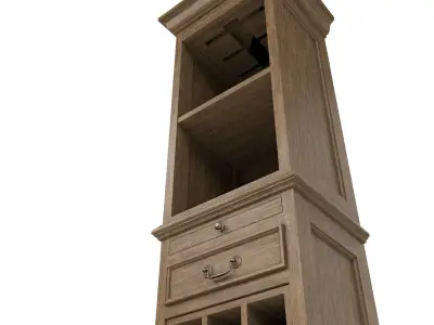 old wine cabinet Low-poly 3D model